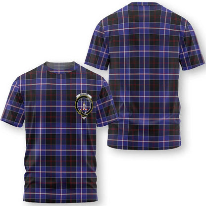 Clan Dunlop Tartan Women T Shirt Crest And Plaid Basic Style