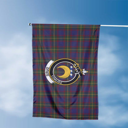 Clan Durie Tartan Flag Crest And Plaid Basic Style