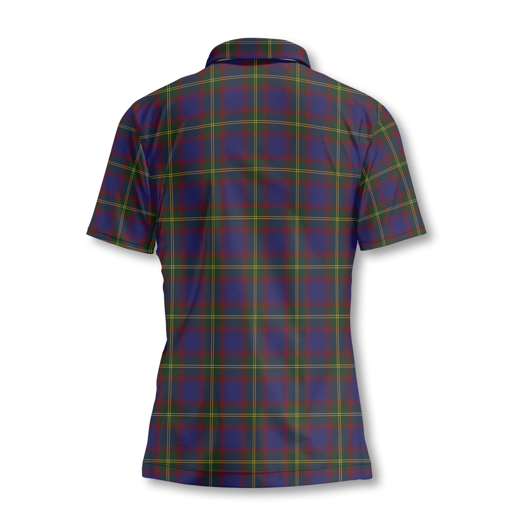 Clan Durie Tartan Women Polo Shirt Crest And Plaid Basic Style