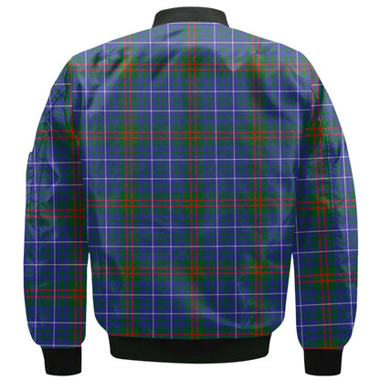 Clan Edmonstone Tartan Women Bomber Jacket Crest And Plaid Basic Style