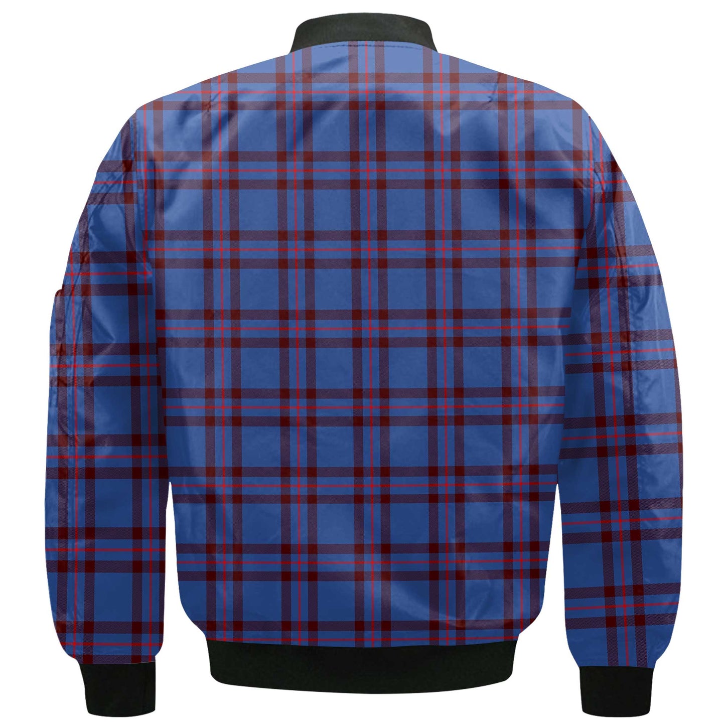 Clan Elliot Tartan Women Bomber Jacket Crest And Plaid Basic Style