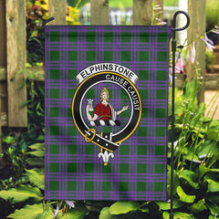 Clan Elphinstone Tartan Garden Flag Crest And Plaid Basic Style