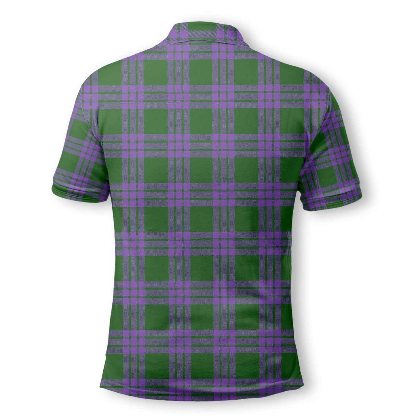 Clan Elphinstone Tartan Golf Men Polo Shirt Crest And Plaid Basic Style