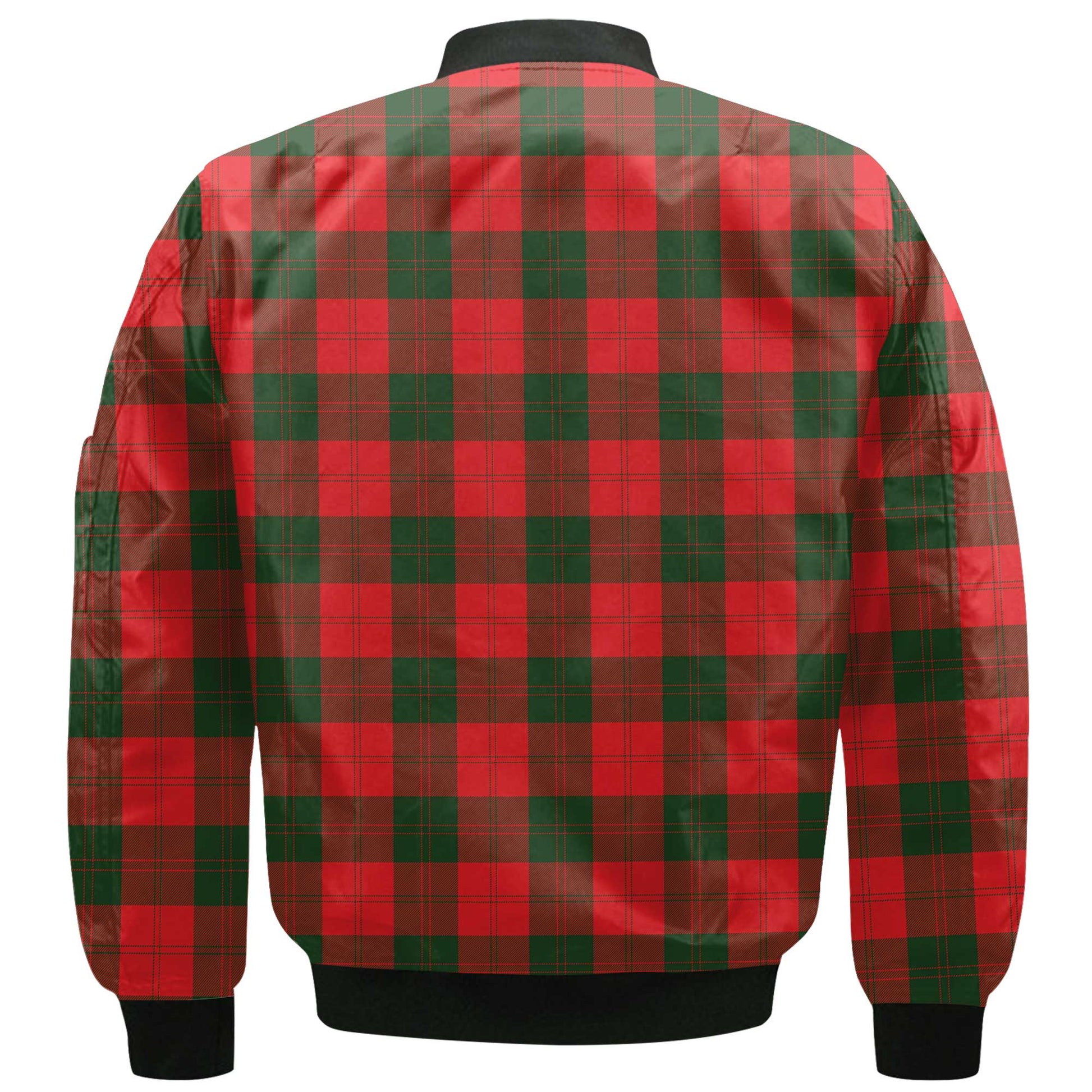 Clan Erskine Tartan Men Bomber Jacket Crest And Plaid Basic Style