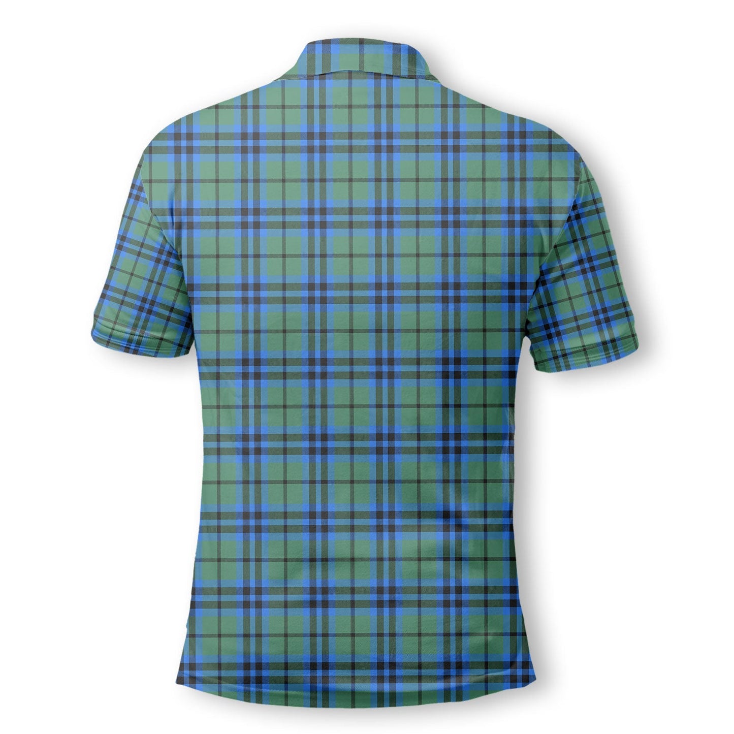 Clan Falconer Tartan Golf Men Polo Shirt Crest And Plaid Basic Style