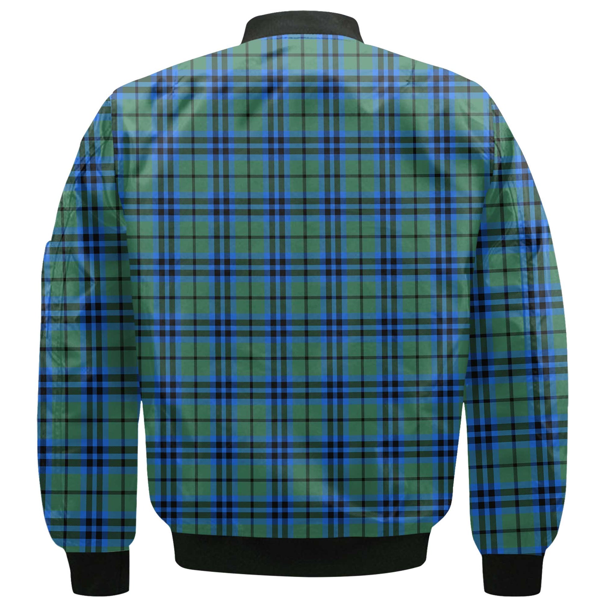 Clan Falconer Tartan Men Bomber Jacket Crest And Plaid Basic Style