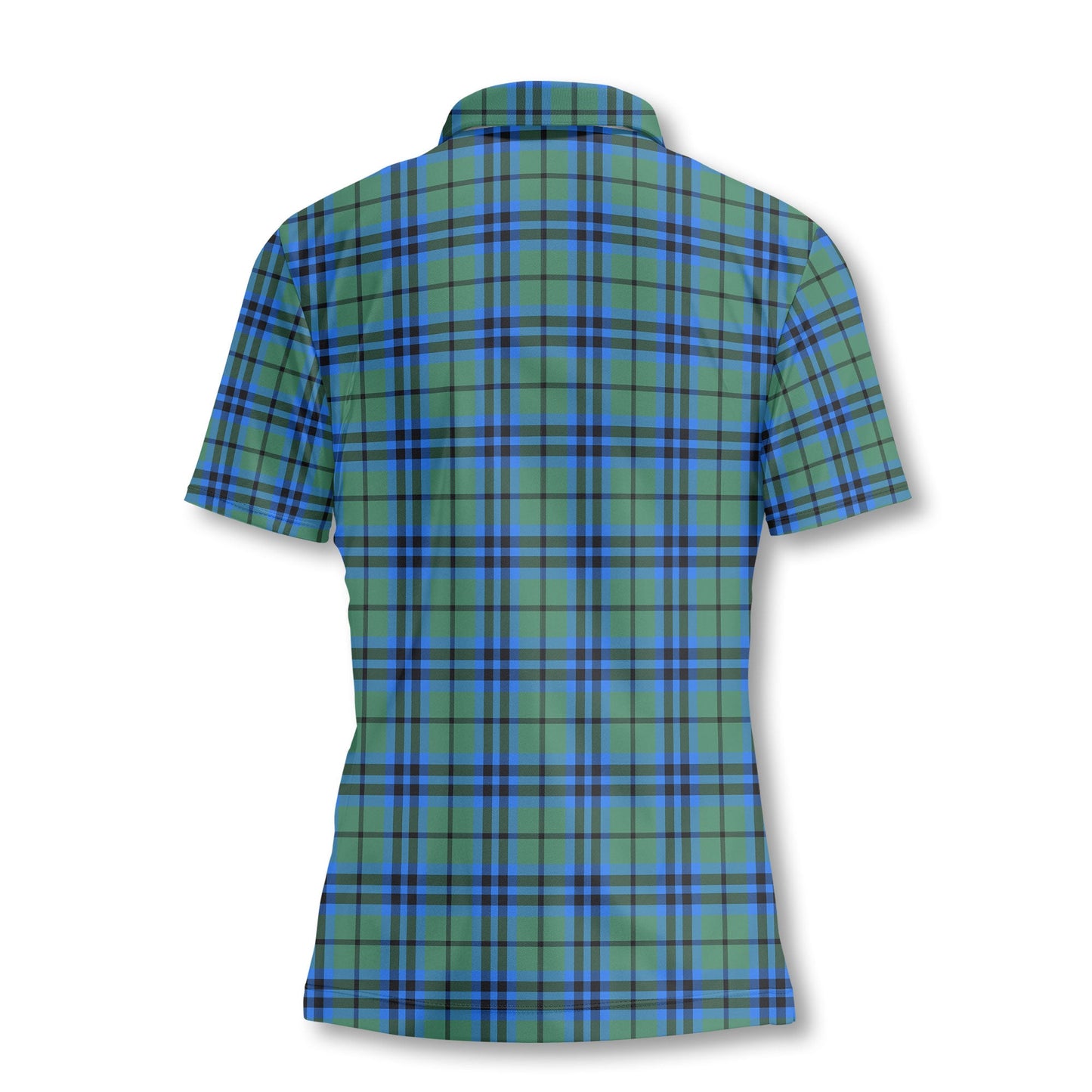 Clan Falconer Tartan Women Polo Shirt Crest And Plaid Basic Style