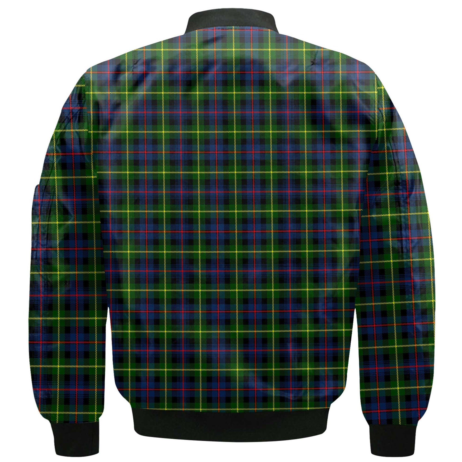 Clan Farquharson Tartan Women Bomber Jacket Crest And Plaid Basic Style