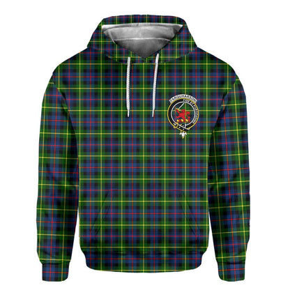 Clan Farquharson Tartan Women Hoodie Crest And Plaid Basic Style