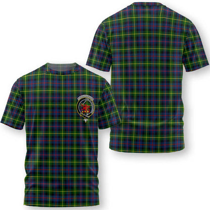 Clan Farquharson Tartan Women T Shirt Crest And Plaid Basic Style