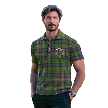 Clan Ferguson Tartan Golf Men Polo Shirt Crest And Plaid Basic Style