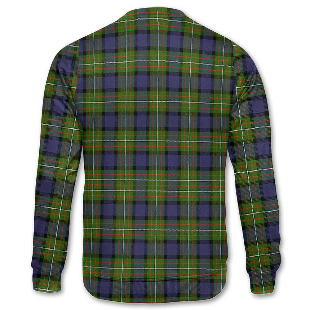 Clan Ferguson Tartan Men Sweatshirt Crest And Plaid Basic Style