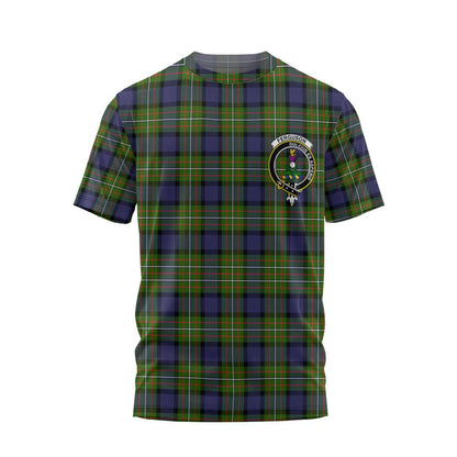 Clan Ferguson Tartan Men T Shirt Crest And Plaid Basic Style