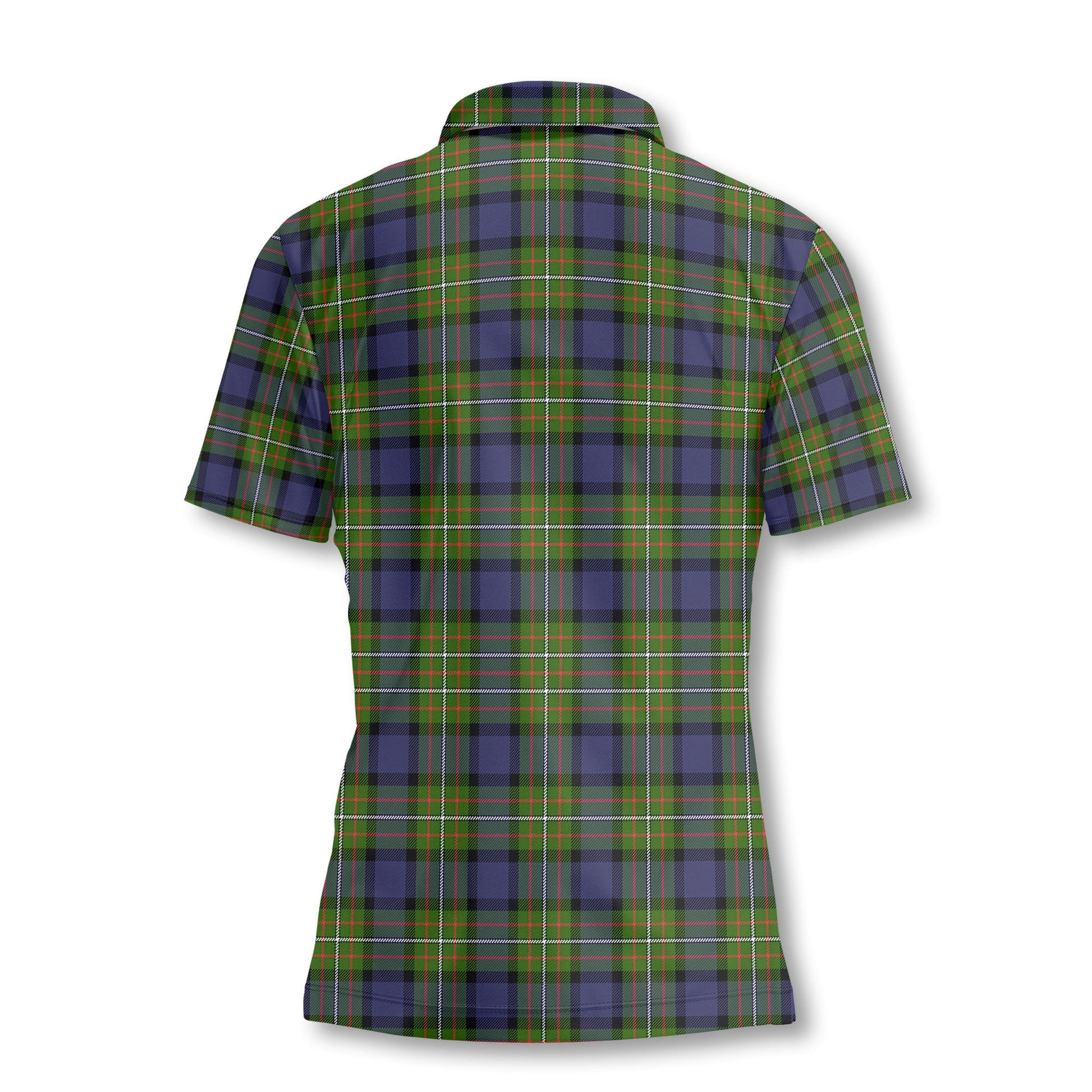 Clan Ferguson Tartan Women Polo Shirt Crest And Plaid Basic Style