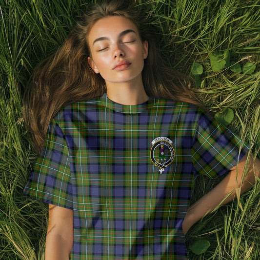 Clan Ferguson Tartan Women T Shirt Crest And Plaid Basic Style