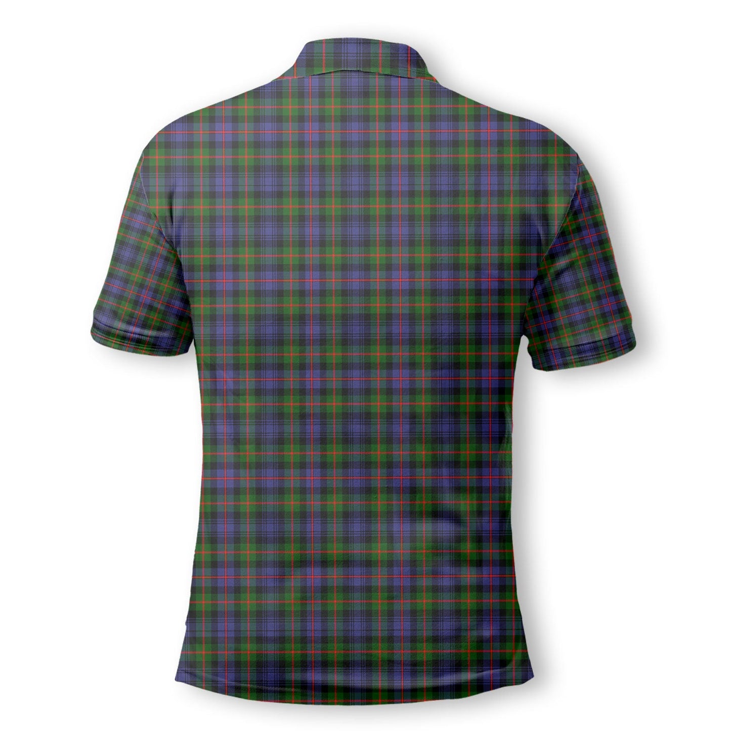 Clan Fleming Tartan Golf Men Polo Shirt Crest And Plaid Basic Style