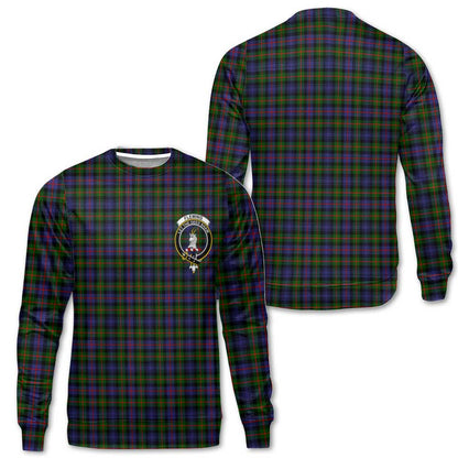 Clan Fleming Tartan Men Sweatshirt Crest And Plaid Basic Style