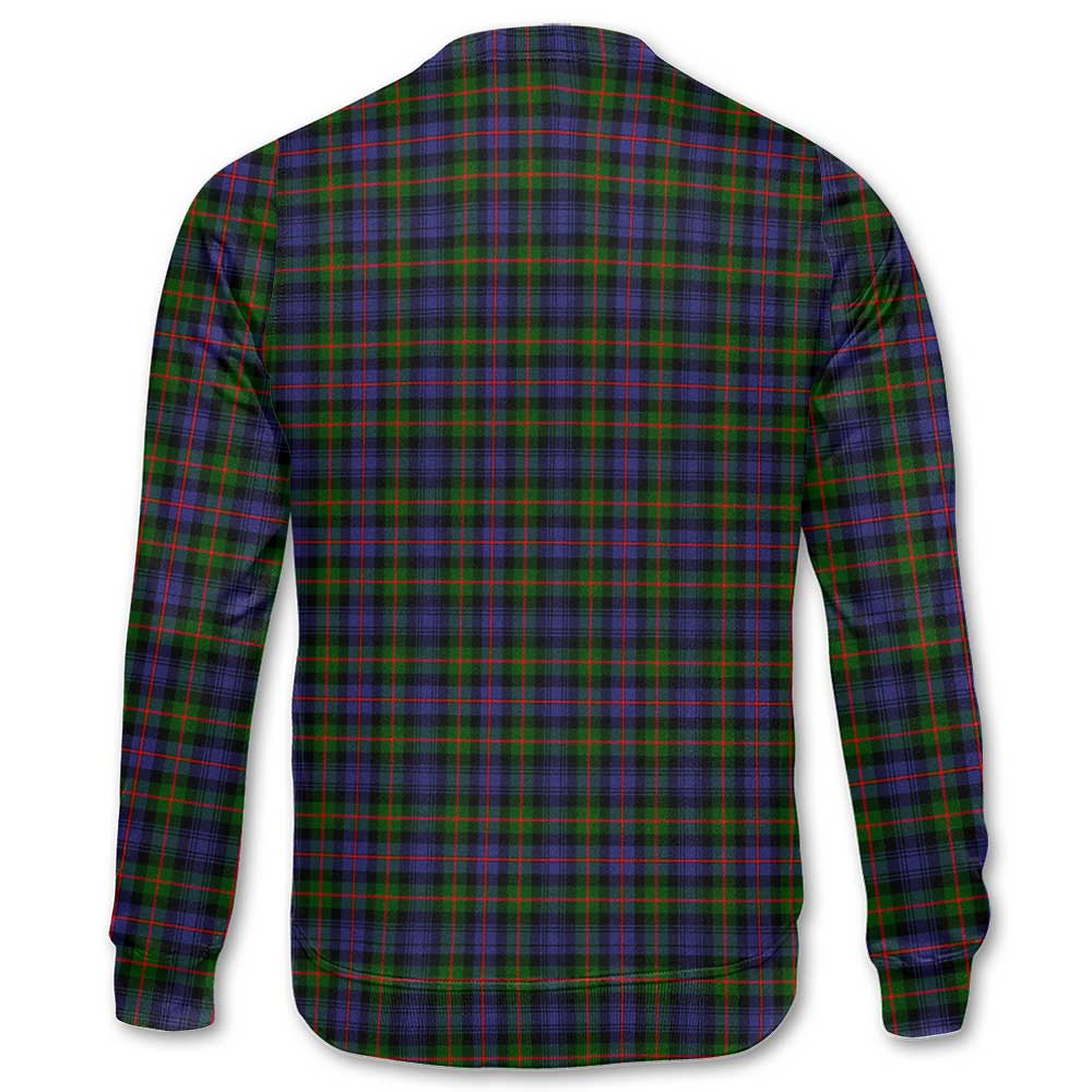 Clan Fleming Tartan Men Sweatshirt Crest And Plaid Basic Style