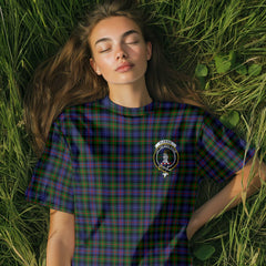 Clan Fleming Tartan Women T Shirt Crest And Plaid Basic Style