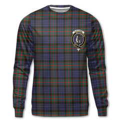 Clan Fletcher Tartan Men Sweatshirt Crest And Plaid Basic Style