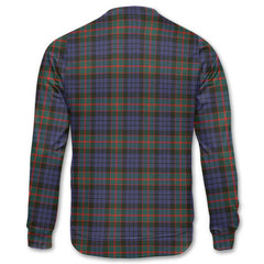 Clan Fletcher Tartan Men Sweatshirt Crest And Plaid Basic Style