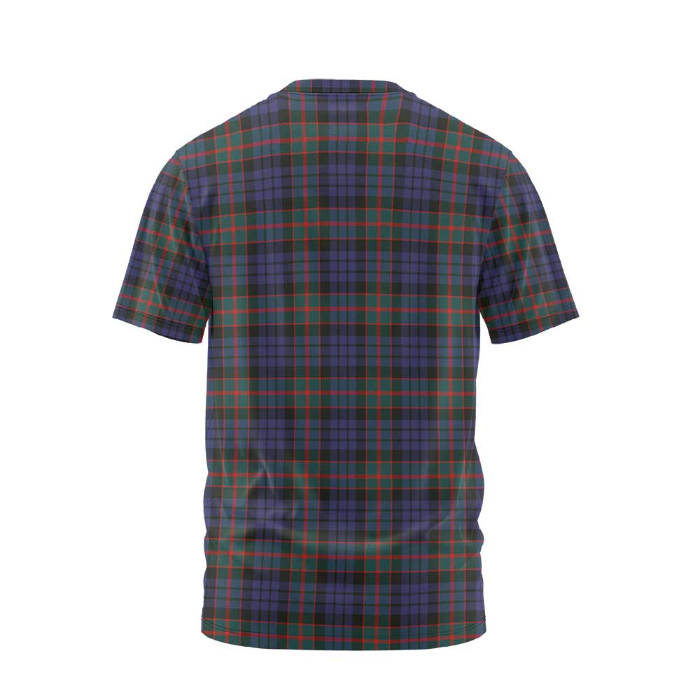 Clan Fletcher Tartan Men T Shirt Crest And Plaid Basic Style