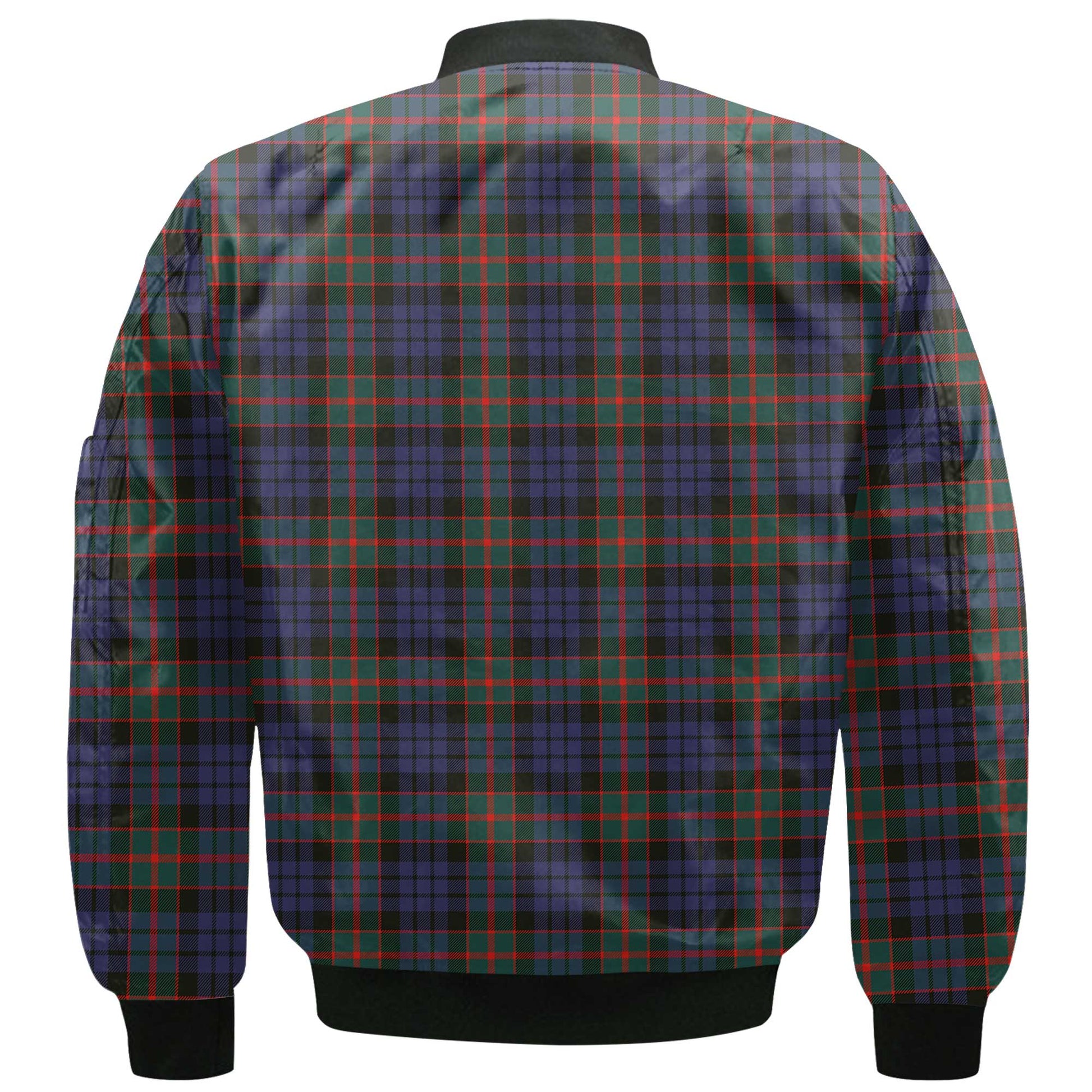 Clan Fletcher Tartan Women Bomber Jacket Crest And Plaid Basic Style