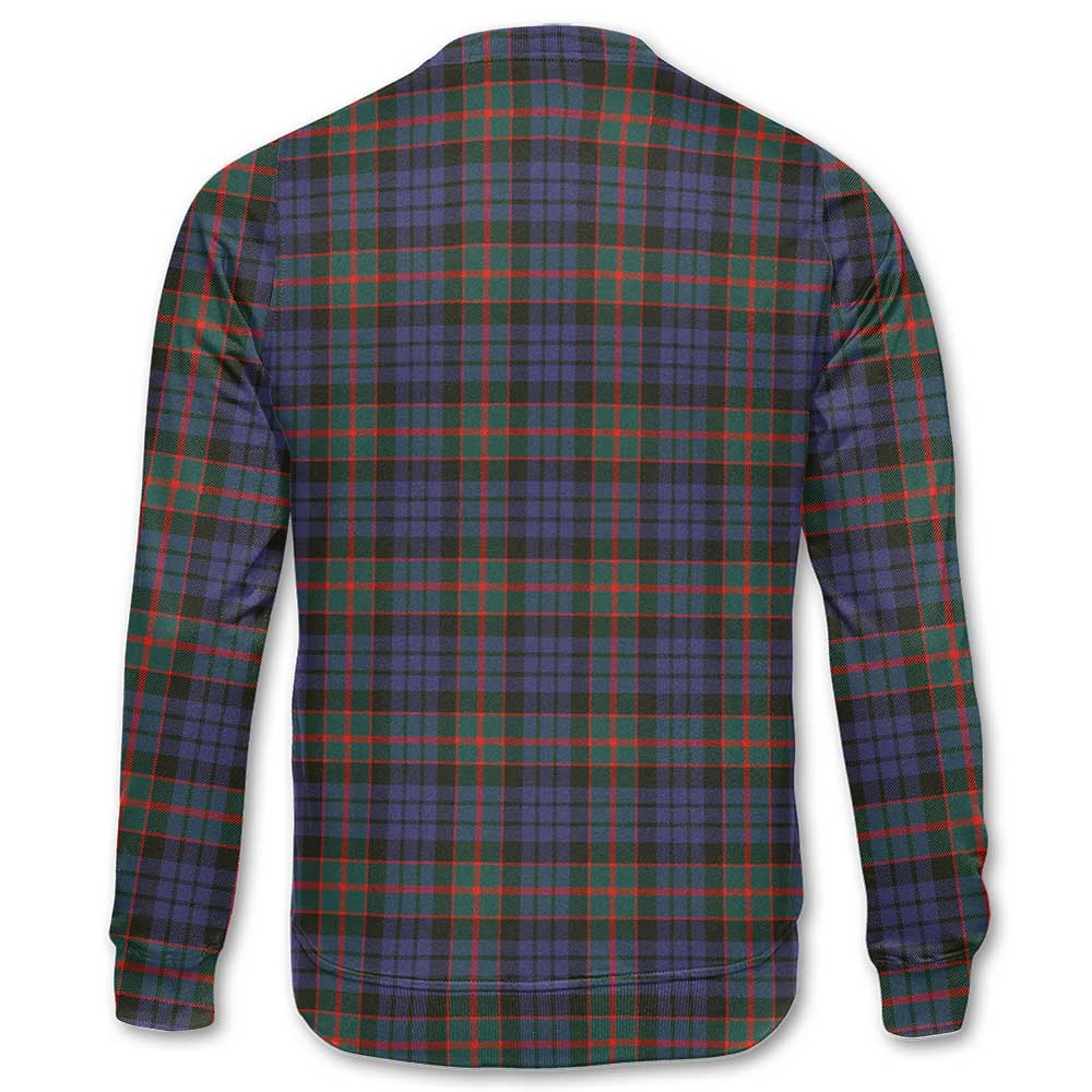 Clan Fletcher Tartan Women Sweatshirt Crest And Plaid Basic Style