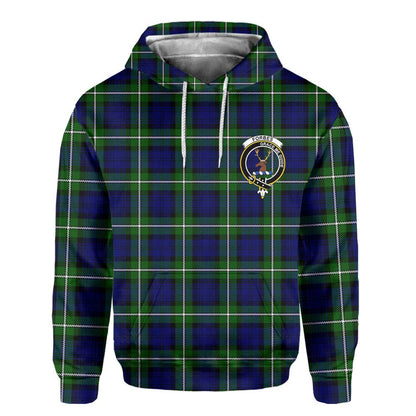 Clan Forbes Tartan Women Hoodie Crest And Plaid Basic Style