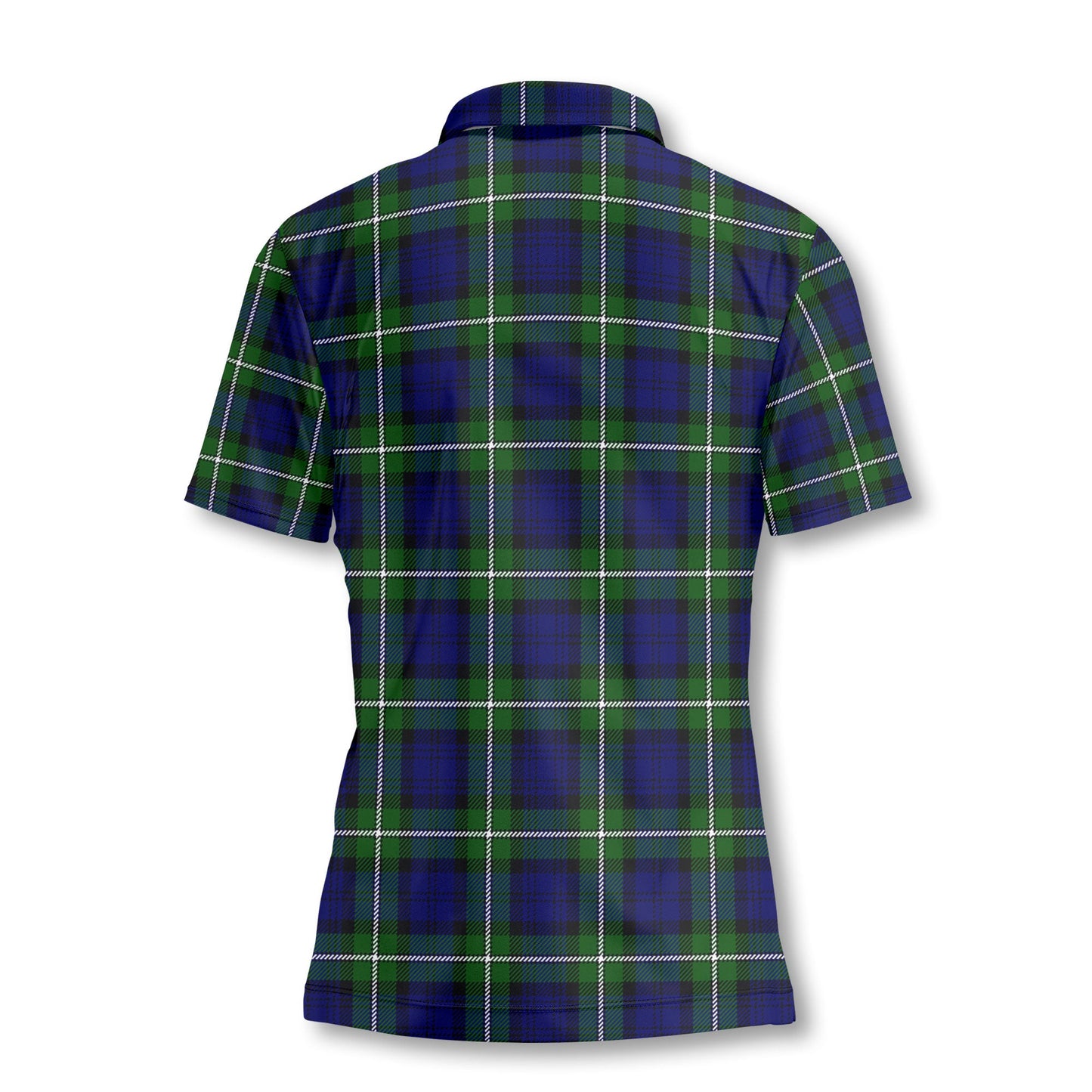 Clan Forbes Tartan Women Polo Shirt Crest And Plaid Basic Style