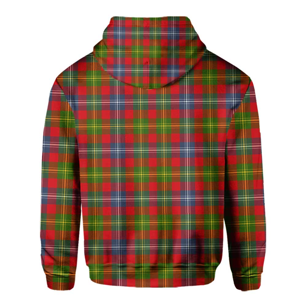 Clan Forrester Tartan Men Hoodie Crest And Plaid Basic Style