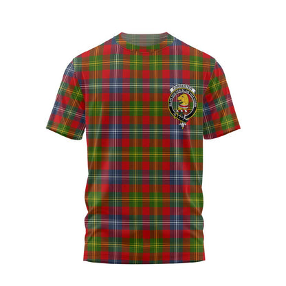 Clan Forrester Tartan Men T Shirt Crest And Plaid Basic Style