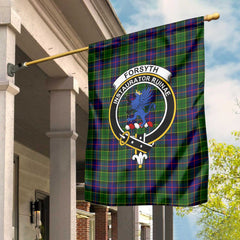 Clan Forsyth Tartan Garden Flag Crest And Plaid Basic Style