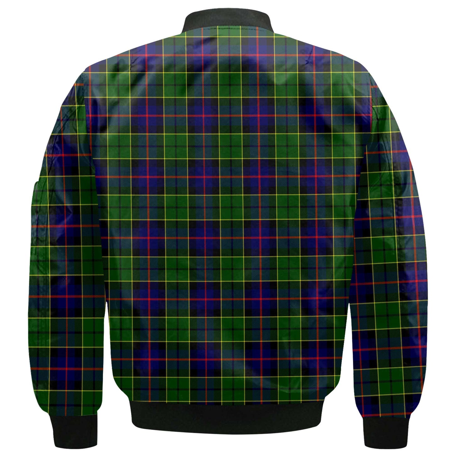 Clan Forsyth Tartan Men Bomber Jacket Crest And Plaid Basic Style