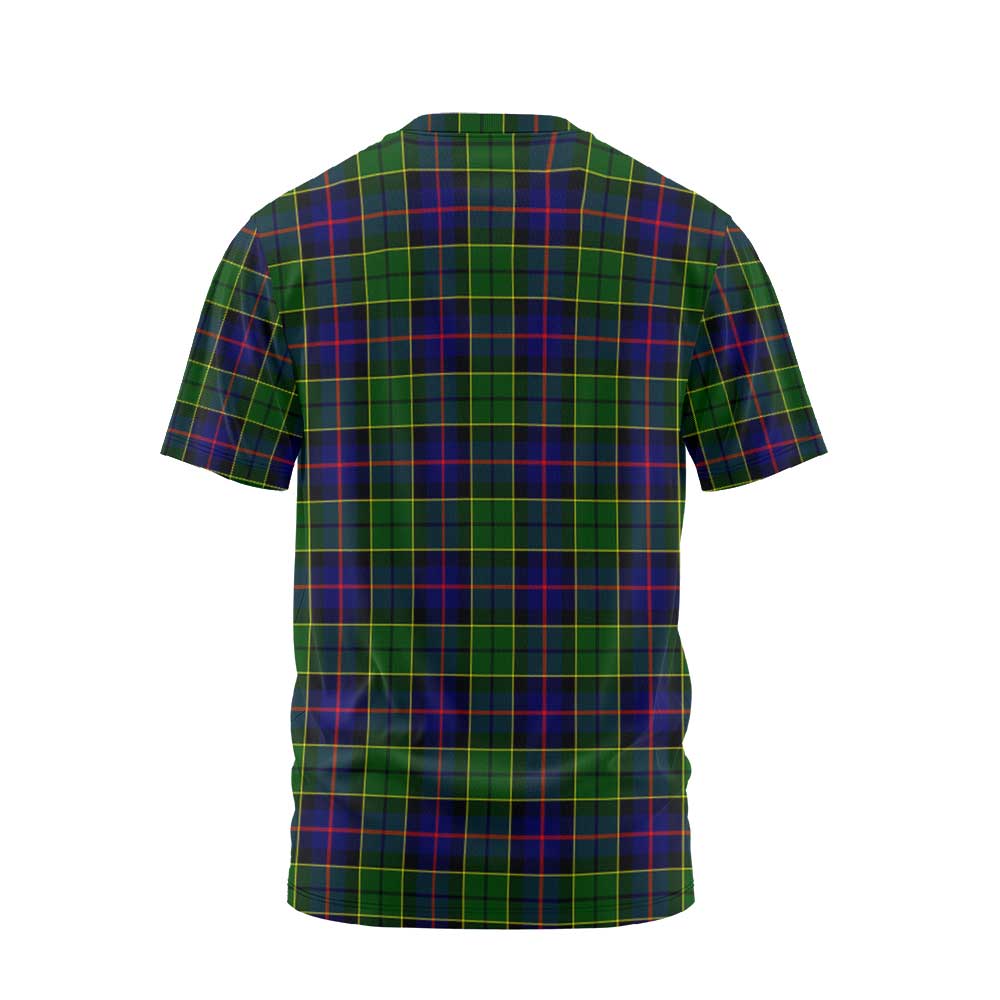 Clan Forsyth Tartan Men T Shirt Crest And Plaid Basic Style