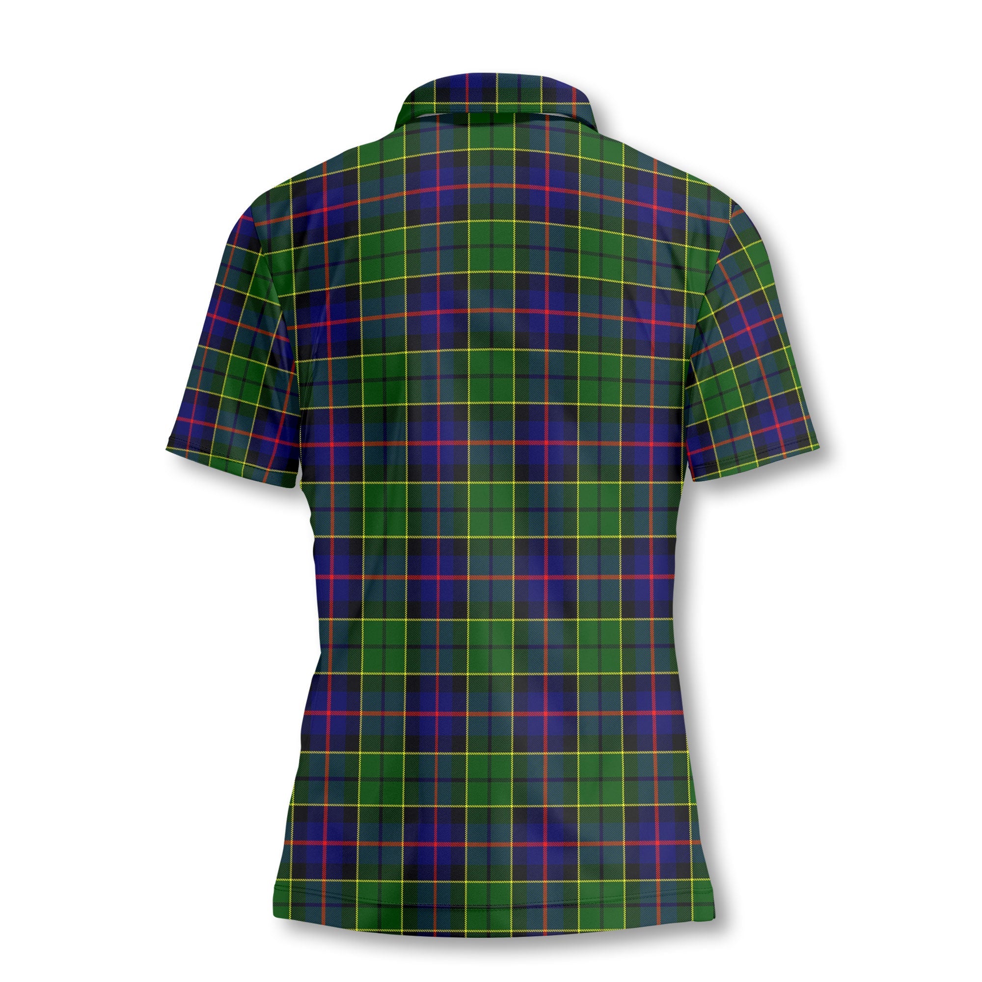 Clan Forsyth Tartan Women Polo Shirt Crest And Plaid Basic Style