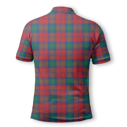 Clan Fotheringham Tartan Golf Men Polo Shirt Crest And Plaid Basic Style