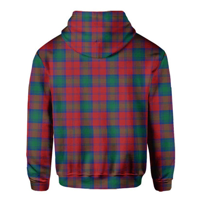 Clan Fotheringham Tartan Men Hoodie Crest And Plaid Basic Style