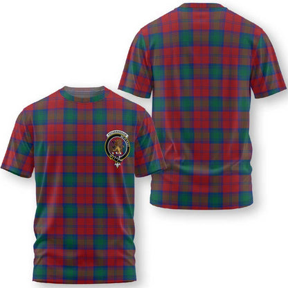 Clan Fotheringham Tartan Men T Shirt Crest And Plaid Basic Style