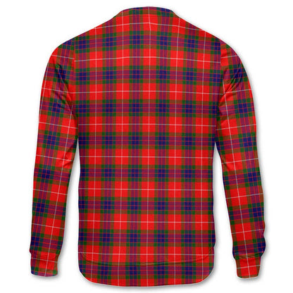 Clan Fraser Of Lovat Tartan Women Sweatshirt Crest And Plaid Basic Style