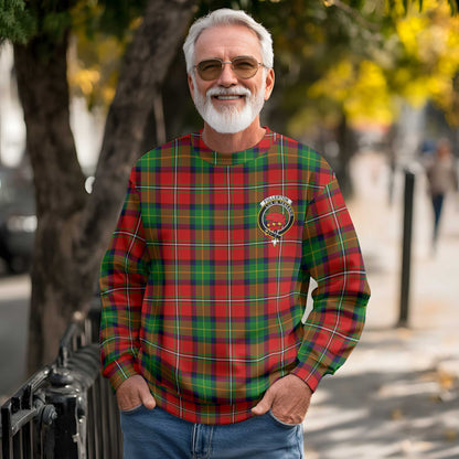 Clan Fullerton Tartan Men Sweatshirt Crest And Plaid Basic Style