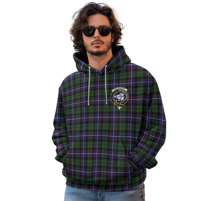 Clan Galbraith Tartan Men Hoodie Crest And Plaid Basic Style