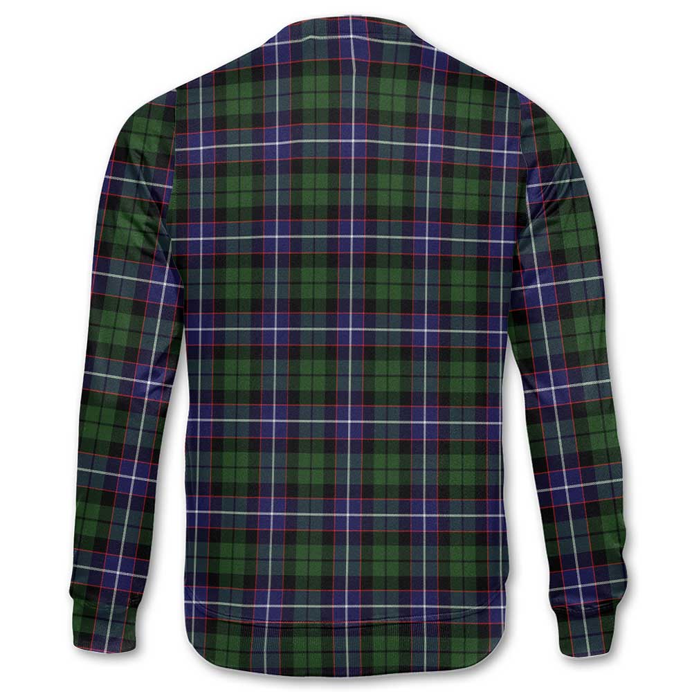 Clan Galbraith Tartan Men Sweatshirt Crest And Plaid Basic Style