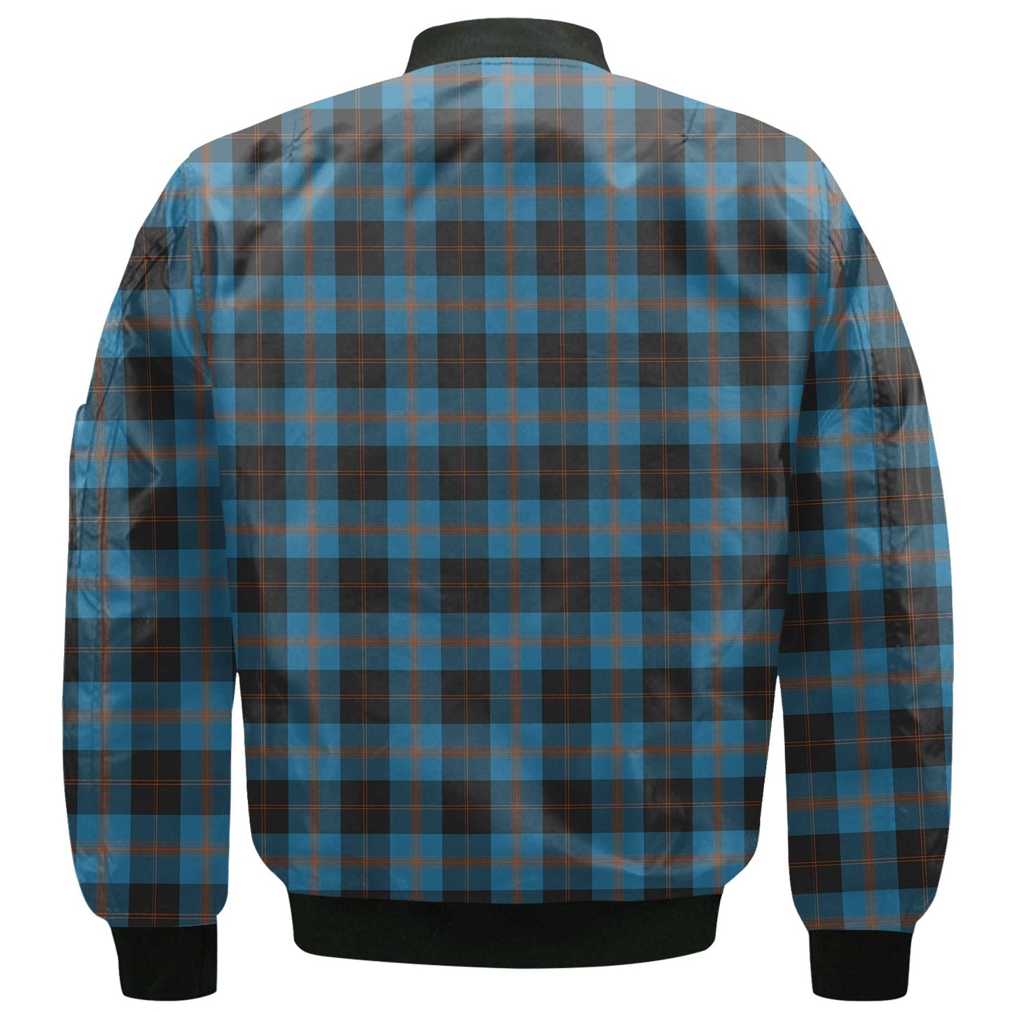 Clan Garden Tartan Men Bomber Jacket Crest And Plaid Basic Style