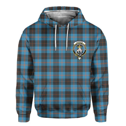 Clan Garden Tartan Men Hoodie Crest And Plaid Basic Style