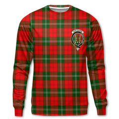 Clan Gartshore Tartan Women Sweatshirt Crest And Plaid Basic Style