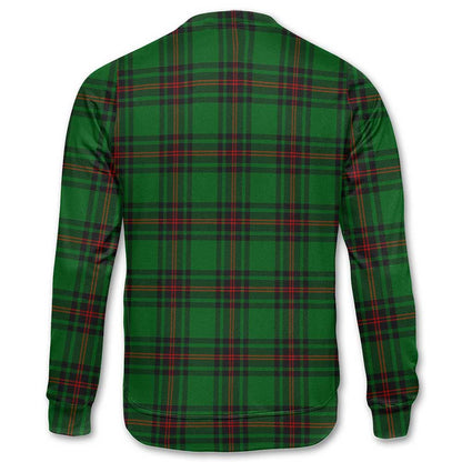 Clan Ged Tartan Women Sweatshirt Crest And Plaid Basic Style