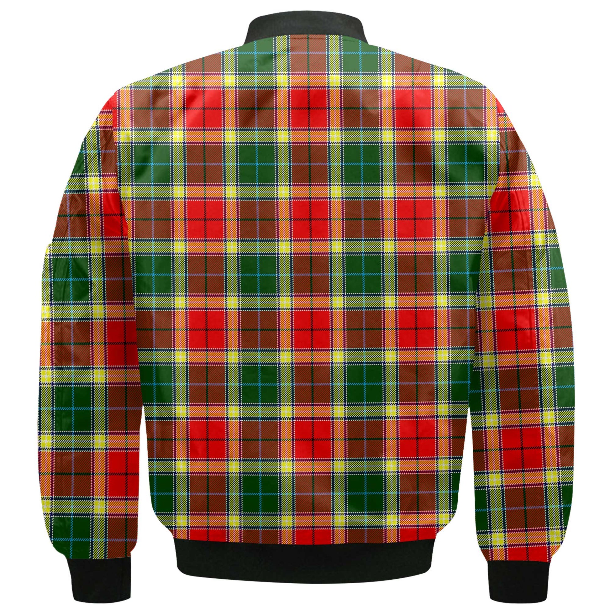 Clan Gibson Tartan Men Bomber Jacket Crest And Plaid Basic Style