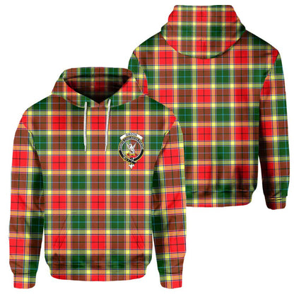 Clan Gibson Tartan Men Hoodie Crest And Plaid Basic Style