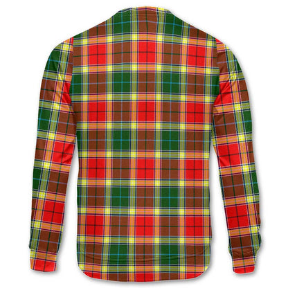 Clan Gibson Tartan Men Sweatshirt Crest And Plaid Basic Style